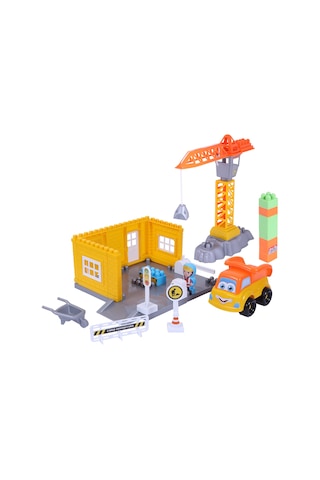 Ogi Mogi Toys İnşaat Bloklar ve Vinç 44 Parça