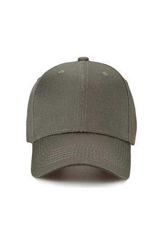 Unisex Ayarlanabilir Spor Siyah-haki Basic Kep Şapka 2'li Set Haki - Siyah