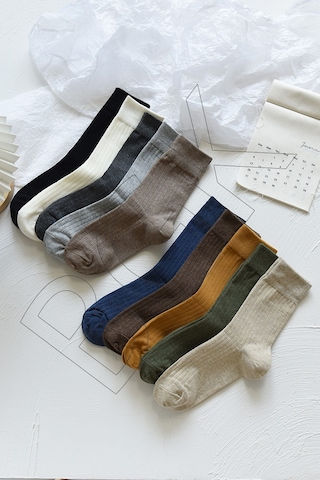Bgk Unisex 10 Çift Renkli Mevsimlik Çorap Çok Renkli