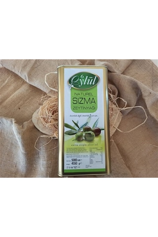 6 Eylül Erken Hasat Naturel Soğuk Sıkım Sızma Zeytinyağı Yeni Hasat 0.5 Asit 5 L