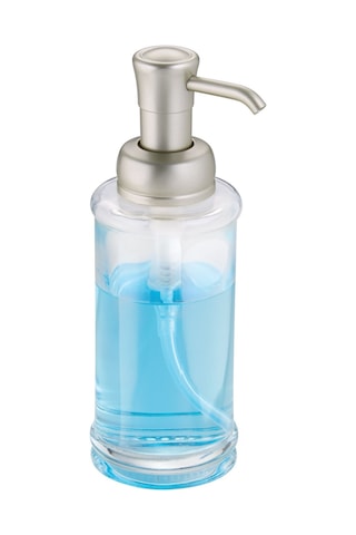 Idesıgn Sıvı Sabunluk Cam Şeffafgümüş Pompalı