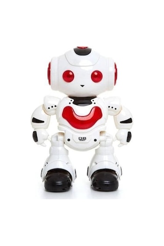 Farbu Oyuncak Uzaktan Kumandalı Işıklı Müzikli Dans Eden Akıllı Robot Kırmızı A7367-j608-2