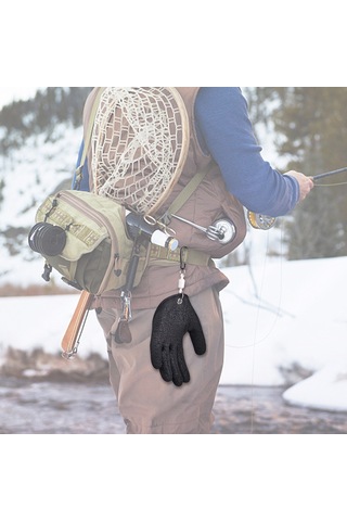 Yaleker Balık Tutma Eldiveni - Sol El İçin Manyetik Kancalı Kaydırmaz Lateks Eldiven