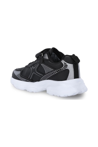 Slazenger Fıffy Unisex Çocuk Cırtlı Siyah / Gümüş Günlük Spor Ayakkabısı
