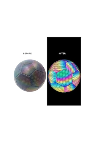 Kapris Fosfor Desenli Dikişli Hentbol Topu X734 Çok Renkli