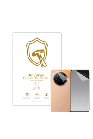 Microcase Oppo Find N6 İle Uyumlu Full Tpu Nano Ön Ekran Koruma Filmi - Ekm101