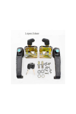 Ağır Ekipman Metal Kilitli Kapı Kolu Evrensel Forklift Traktör 502 Tipi