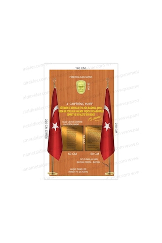 Atatürk Köşesi Seti Poz Model 06