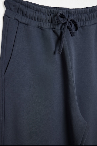Tudors Unisex Relax Fit Rahat Kesim Şardonlu 3 Cepli Lastikli Jogger Paça Gri Eşofman Altı-32646 Gri