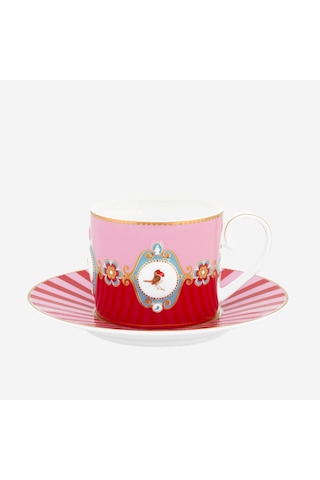 Pip Studio Kırmızı Pembe Porselen Çay Fincanı 200 Ml