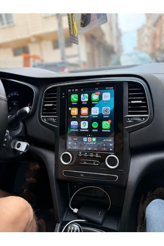 Megane4 Tesla Ekran Android 13 Multimedya 4gb /64gb Hafıza Carplay Manuel Klima Arka Kamera 9.7''