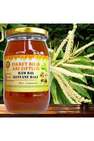 Fikret Bilir Arı Çiftliği Kestane Balı Ham Bal 460 G