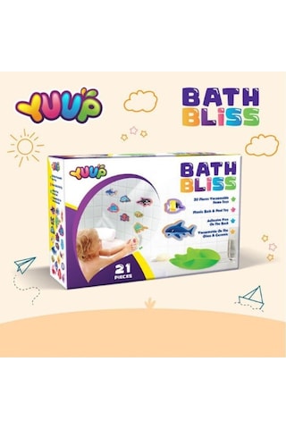 Çocuklar İçin Eğlenceli Banyo Keyif Seti - 21 Parça Deniz Canlıları