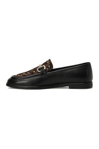 Nine West Umpay5 5pr Leopar Kadın Loafer 000000000102037948 Kahverengi