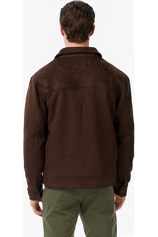 Nautıca Nautica Erkek Kahverengi Regular Fit Süet Ceketdüzj65016t
