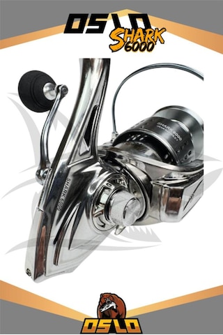 Shark 6000 Metal Kafa 5+1 Bilye Olta Makinası