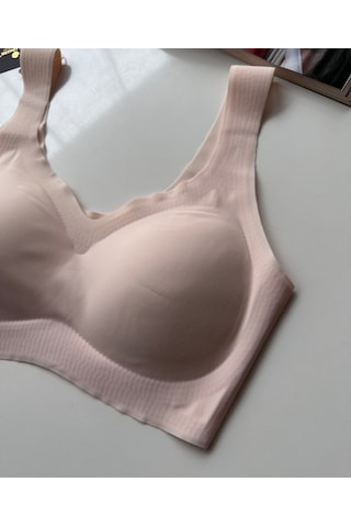 Carla Balensiz Dikişsiz Push-up Invisible Ice-silk Görünmez Süt Pudra