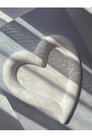 Kalp Model Mum/takı/kozmetik/sunum Tabak 1