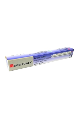 Mervesan 12V 2A Metal Kasa Slim ince Adaptör MRW-24-12PL