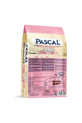 Pascal Kuzu Etli Orta Ve Büyük Irk Yavru Köpek Maması 15 Kg