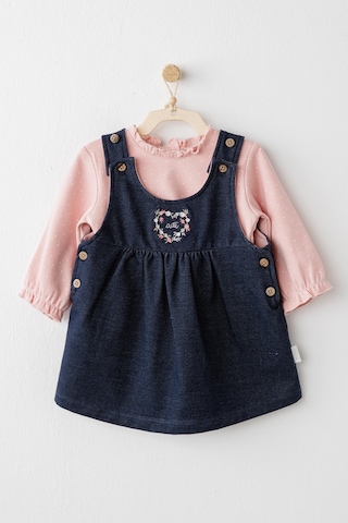 Kız Bebek Elbise Takım Dress Set Mon Petıt Amour Ac26090 Denim