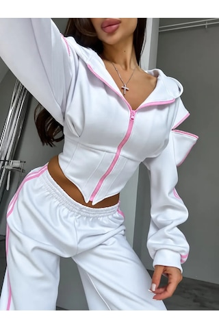 Havens İnvida Corset Eşofman Takım Beyaz