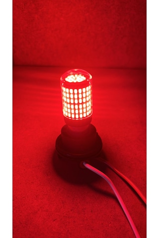 Oto Led Fren Park Ampulü Kırmızı 93 Çift Duy P21w 144 Led 2 Adet