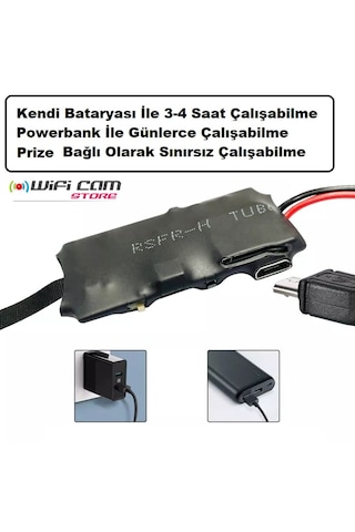 Wifi Video Hd Mikro Kamera Uzaktan İzlenebilir