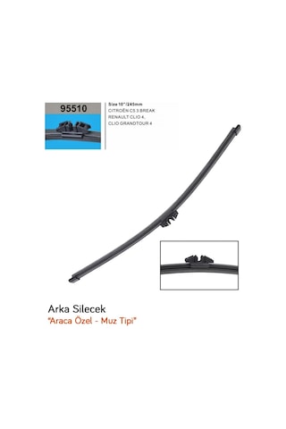 Rbw 95510 Renault Clio 4 2012- Arka Muz Silecek