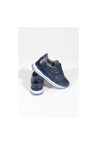 Dgn 6275 Erkek Bağcikli Sneakers Ayakkabi Lacivert