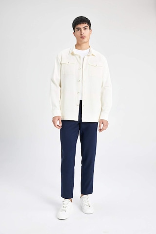 DeFacto Regular Fit Polo Yaka Gofre Dokulu Gömlek Ceket B6682AX24SPWT32