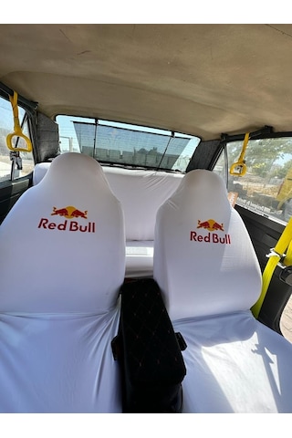 Redbull Oto Servis Kılıfı Beyaz Beyaz