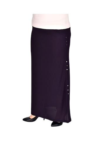 Kadın Lastikli Puntalı Dar Etek Waffle 001