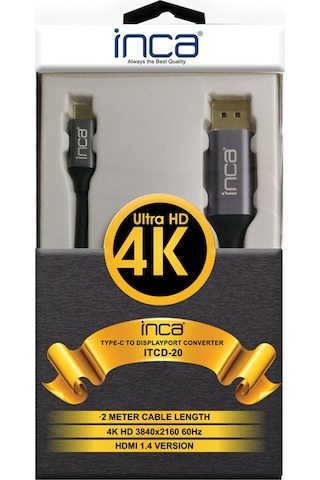Inca Itcd-20 Type-C To Displayport 4K - 2M