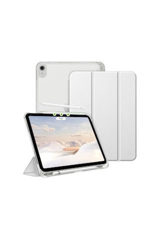 Apple Uyumlu iPad, Air 5. Nesil 10.9 Kılıf Flip Cover Kalem Bölmeli Pc Case-10.nesil Değil-a2588 A2589 A2591 Kılıf