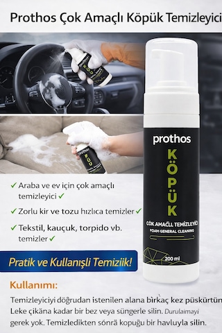 Prothos Köpük Genel Temizleme 200ml.