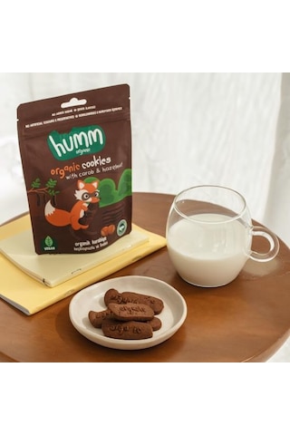 Organik Vegan Keçiboynuzlu Ve Fındıklı Kurabiye - 3 Adet 165 G