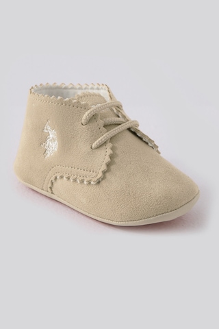 U.S. Polo Assn. Us Polo Kız Bebek Ayakkabı 5274-45981 Krem