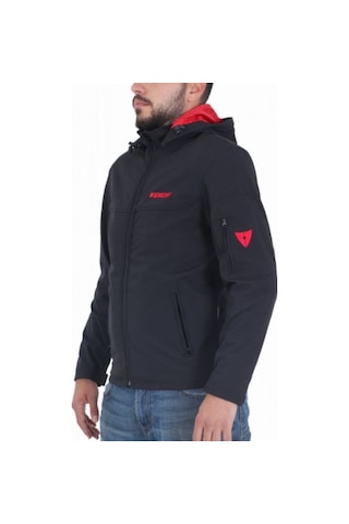 Venom Motosiklet Montu Jaws Soft Shell Siyah Erkek Motorcu Mont