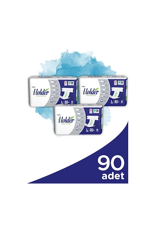 Holder Yetişkin Belbantlı Hasta Bezi Large 30 X 3 Adet Diğer