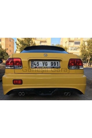 Civic Ies Makyajsız Kasa Custom Arka Ek Plastik