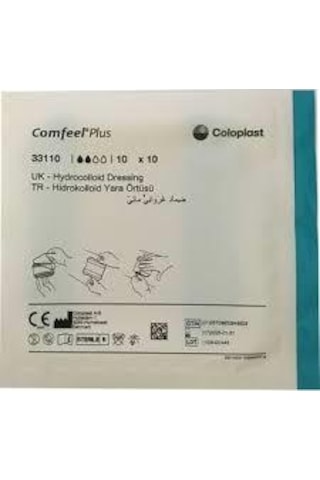 Comfeel Plus Hidrokolloid Yara Örtüsü 10 Cm X 10 Cm 1 Adet