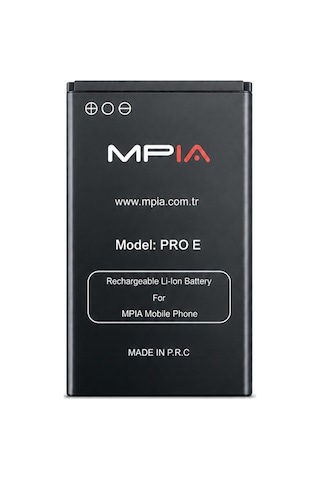 Mpıa Pro E Tuşlu Cep Telefonu Bataryası 1000mah Pil
