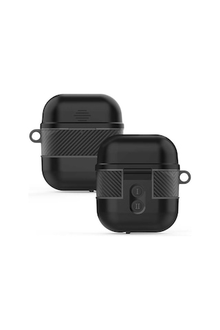 Apple AirPods Uyumlu Zore Airbag 16 Kılıf Siyah