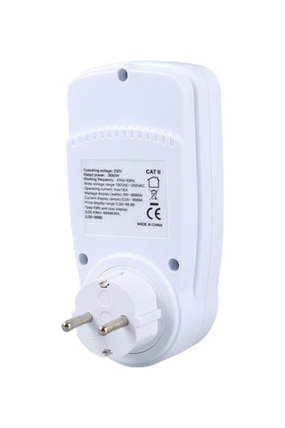 Gesi Pm-1453 Dijital Wattmetre Enerji Sar Ölçer Tüketim Ölçer 220 Volt 16 Amper 3680 Watt Priz