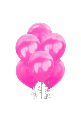Pembe Metalik Balon 10'Lu