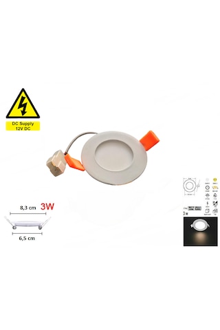 12 Volt 3 W Led Spot Lamba