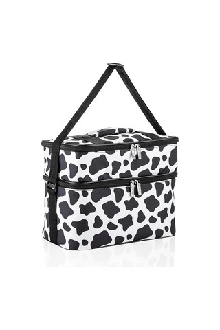 Ns Reliable Kamp Piknik Termal Soğutucu Yalıtımlı Buzluk Termos Çanta 2 Li Set - 960 Dalmaçya Desenli Çok Renkli