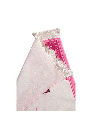 Cami Desenli İsimli Çocuk Seccadesi - İsme Özel Nakışlı - Pembe Pembe
