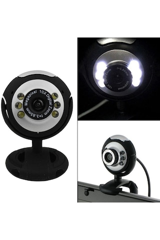 Homyl Pc Için Usb Web Kamerası Hd Dijital Yakınlaştırma 360